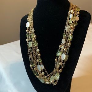 Lia Sophia Necklace, 20 inch, gold chain.